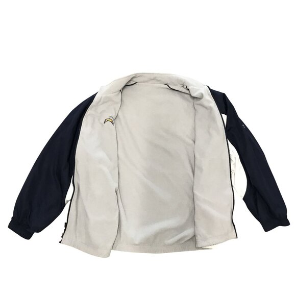 NFL LA Chargers MENS STARTER Jacket Reversable Full Zip Navy & Gray 3XL - Picture 4 of 11